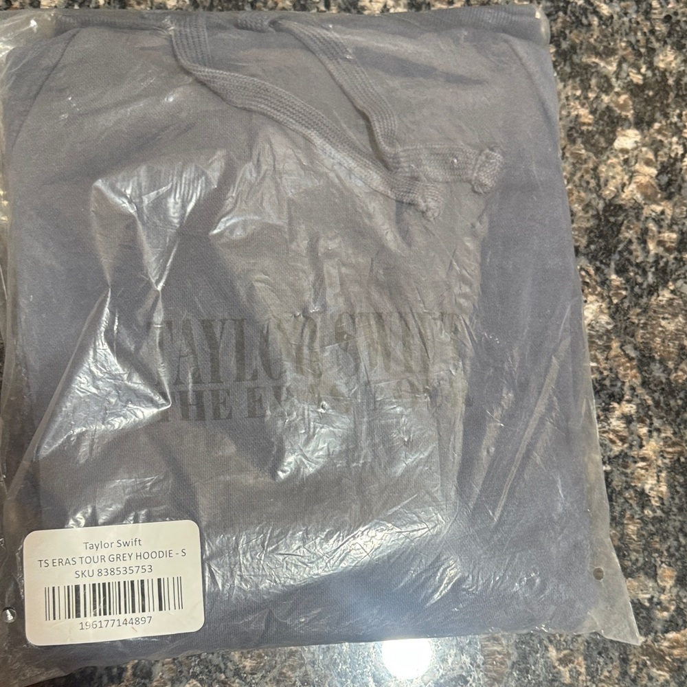 Taylor Swift Eras Tour Charcoal Grey Hoodie size Small